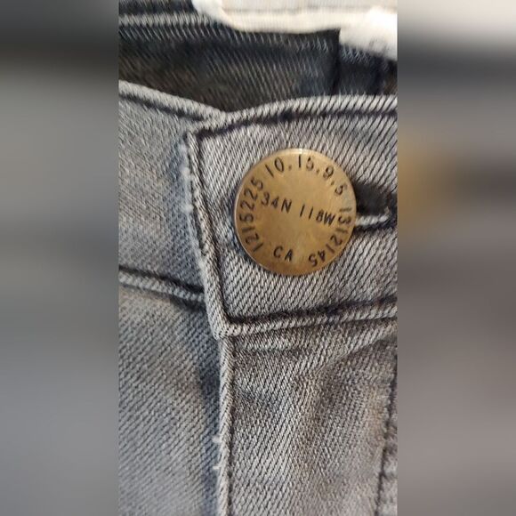Current Elliot Gray Skinny Jeans-The Stiletto - Picture 3 of 8